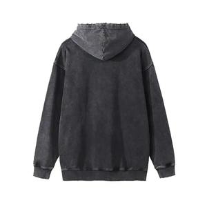 Nouveaux survêtements de lavage à l'acide à la mode 100% ensembles de pantalons de survêtement et de sweat à capuche en coton/vêtements personnalisés - Product Image 2