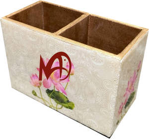 Cubiertos de conteo de esmalte de estilo clásico de dos secciones, cubiertos de madera con acabado brillante de impresión Digital para mesa de cocina, uso en el hogar - Product Image 2