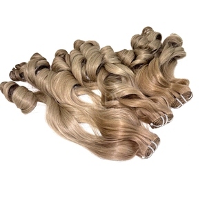 Bons produits de 100% Extensions de cheveux humains vietnamiens Bouncy Bundles de couleur personnalisés pour faire des perruques - Product Image 5