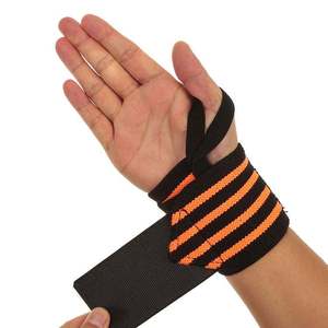 Wholesale OEM Quality Cotton <b>Badminton</b> Wrist Support Wraps Fitness Lifting Straps - Product Image 3