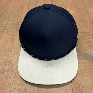Perforated Laser Cut Hole Hydro <b>Waterproof</b> Custom Golf Hat Flat Bill Snapback Baseball <b>Caps</b> Sports PVC Rubber Logo With Rope - Product Image 2