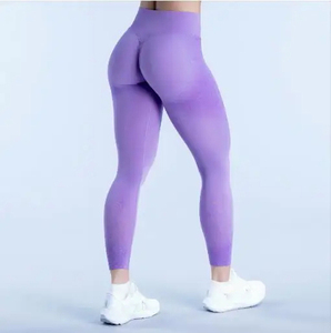 Leggings de sport sans couture à taille haute et à taille élastique pour femmes - Product Image 3