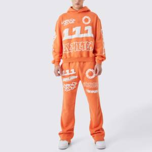 ชุดวอร์มแฟชั่นฤดูหนาวของผู้ชายชุดวอร์มผ้าฝ้ายแบบมีฮู้ดสำหรับวิ่งชุดวอร์มใส่ได้ทั้งชายและหญิงแบบโอเวอร์ไซส์ออกแบบมาสำหรับทุกเพศ - Product Image 1