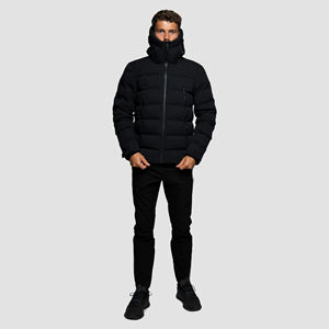 Veste matelassée d'hiver personnalisée et brillante pour l'extérieur Veste matelassée en duvet décontractée pour homme Veste matelassée en duvet à capuche pour homme de grande taille - Product Image 4
