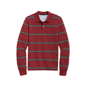 Camisa Polo de Manga Larga para Hombre con Bloques de Color, Estilo Moderno y Elegante para el Día a Día - Product Image 1