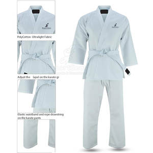 Traje de Karate con logotipo personalizado para uniforme de Karate de Jiu Jitsu suave y ligero marcial para facilitar el movimiento - Product Image 2