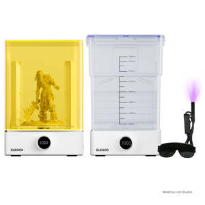 Paquete de Accesorios para Impresora 3D ELEGOO Mercury XS - Estación de Lavado y Curado de Alta Eficiencia - Product Image 1