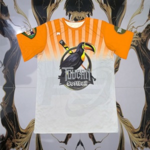 Camiseta de Béisbol/Sóftbol Unisex de Alta Calidad, Transpirable, Ecológica, de Secado Rápido, con Estampado Completo por Transferencia de Calor, Cuello Redondo, Logotipo Personalizado - Product Image 2