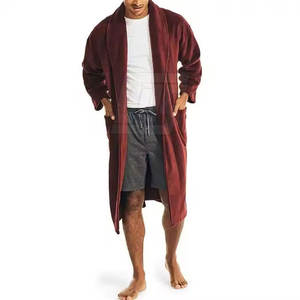 Batas de Baño para Hombre, Bata Ligera de Algodón, Ropa de Estar Cómoda para el Hogar y el Hotel - Product Image 4