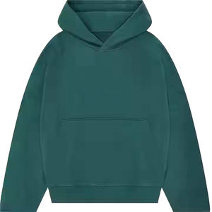 เสื้อแขนยาวมีฮู้ดแบบมีซิปสำหรับผู้ชาย, เสื้อสเวตเตอร์ปักลายไซส์ใหญ่ผ้าฝ้ายน้ำหนักมากสไตล์อเมริกัน - Product Image 6