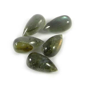 Cuentas de piedras preciosas de labradorita Natural de alta calidad al por mayor, ágata de corte ovalado suelto, lapislázulimar, cojín de Color amatista, forma de corazón y pera plana - Product Image 3
