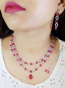 Handmade Multilayer Brass Choker Necklace Set <b>White</b> Pearls Stones for Weddings Engagements Anniversaries Parties Great Gift Idea - Product Image 5