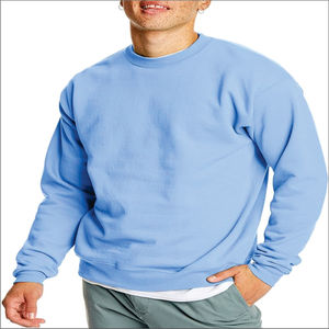 เสื้อสเวตเตอร์คอกลมสำหรับผู้ชายเสื้อสเวตเตอร์มีฮู้ดแบบเรียบน้ำหนักปานกลางแบบสวมสบายผลิตจากโรงงาน - Product Image 6