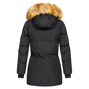 Parka pour femme sur mesure, 100% nylon, fermeture éclair de luxe, automne, imperméable, coupe-vent, respirant, séchage rapide, écologique, capuche - Product Image 6
