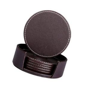 Vente en gros de sous-verres ronds personnalisés pour boissons au thé sous-verres en bois et en résine époxy sous-verres en bois de marbre Ensemble de tapis de bureau - Product Image 5