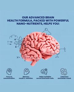 Cápsulas para la salud del cerebro con Bacopa Ginkgo Ashwagandha Shankhpushpi para memoria, Enfoque, estado de ánimo y soporte de función cognitiva - Product Image 5