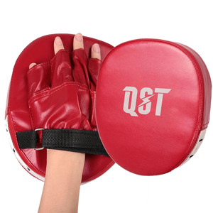 Almohadilla de enfoque de boxeo de cuero con acolchado multicapa para entrenamiento de lucha MMA y manoplas interiores sólidas - Product Image 4