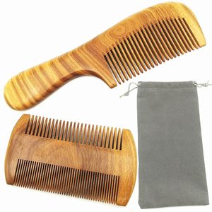 Peigne en bois solide fabriqué à la main personnalisé dernier fini naturel écologique fabriqué en Inde pour coiffer les cheveux - Product Image 4