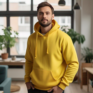 Pull à capuche pour hommes Tops Haute qualité Loose Fit Hood Long Sleeve Hoodies Outdoor Jogging Fitness Wear Hoodie Men's - Product Image 5