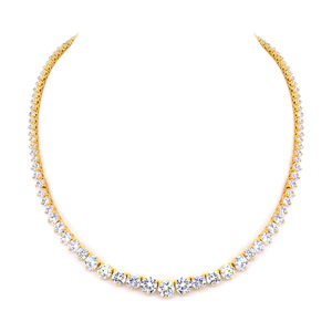 Venta caliente Hip Hop estilo CZ joyería collar de cadena de tenis - Product Image 2