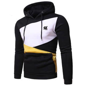 Sudaderas con capucha casuales personalizadas de alta calidad para hombres, peso ligero, básico, mezcla de algodón, servicio Oem, Color personalizado, nuevas sudaderas con capucha de moda para hombres - Product Image 3