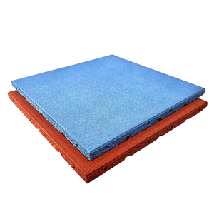 Losetas de Caucho de Grado Premium Supersafe de Safety First, 500x500 mm, Grosor de 15-100 mm, Absorción de Impactos, Antideslizantes y Duraderas - Product Image 1