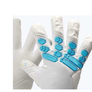 Gants de gardien de but de football pour jeunes 4mm receveur de football rembourré en latex allemand en cuir pour une utilisation en extérieur - Product Image 6