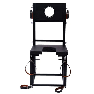 Sedia BDSM Erotica per Addestramento Domatrice, Struttura per Bondage e Contenimento con Gag, Dispositivo di Contenimento per Punizione - Product Image 2