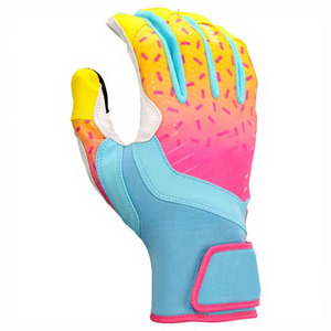 Custom Long Cuff Leather <b>Baseball</b> Batting <b>Gloves</b> Hook & Loop Closure Adult Softball & <b>Baseball</b> Training <b>Gloves</b> - Product Image 4