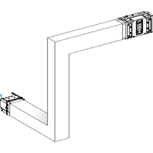 Para SCHNEIDER Electric KSA630DMBK43A CANALIS-630A, Distribuidor de Cables y Busway, Conexión Múltiple Descendente y Derecha AB C M-TO-M - Product Image 1