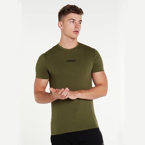 เสื้อยืดวิ่งผ้าสแปนเด็กซ์ของผู้ชายผ้าคอตตอนระบายอากาศได้ดีเป็นมิตรกับสิ่งแวดล้อมผ้าสแปนเด็กซ์สำหรับฤดูร้อนออกแบบได้ตามที่ต้องการ - Product Image 4