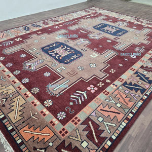 Alfombras hechas a mano Boho Nomadic High Oriental afgano Tribal Área de lana hecha a mano Vintage persa anudada a mano alfombra para sala de estar - Product Image 5