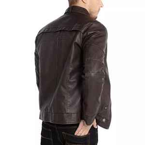 เสื้อแจ็คเก็ตผู้ชายแบบไม่มีปก ผ้าขนสัตว์/โพลีเอสเตอร์ สไตล์โมเดิร์นเรียบหรูสำหรับฤดูหนาว ทนทาน คุณภาพสูง ตัดเย็บด้วยมืออย่างประณีต - Product Image 5