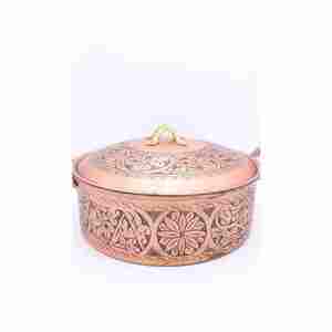 Haute demande Prix raisonnable Écologique De Luxe Personnalisable Plat De Riz En Cuivre Pot De Service pour Les Événements De Mariage Du Ramadan - Product Image 4