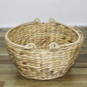 Cesta de Mimbre Artex Dong Thap con Asa, Forma Circular, para Almacenamiento de Dulces y Decoración de Bodas - Product Image 1