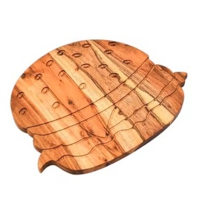 Tabla de cortar de madera de acacia maciza de asistencia duradera, accesorio de cocina, tablas modernas para uso doméstico - Product Image 4