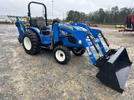 Tractor utilitario compacto New Holland Workmaster 40 35 40HP 4WD, usado y en excelentes condiciones, con transmisión shuttle y cargador frontal, listo para trabajar en la granja. - Product Image 3