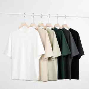 T-shirt décontracté en coton imprimé DTG pour hommes, coupe athlétique à manches courtes, t-shirt d'entraînement de gymnastique, haut décontracté personnalisé - Product Image 3