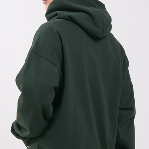 Heavy weight 430GSM algodón de alta calidad francés Terry Sudadera con capucha de gran tamaño personalizado Unisex hombros caídos diseño liso invierno - Product Image 4