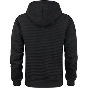 Nouveaux sweats à capuche pour hommes en tissu doux de haute qualité vente entière respirant personnalisé sur la conception de fermeture à glissière pour l'hiver sweats à capuche pour hommes - Product Image 3