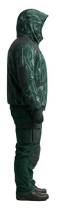 Chaqueta Casual con Capucha para Hombre, Antiarrugas, de Secado Rápido, Ecológica, para Camping, con Mangas Elásticas Gruesas y Estampado por Sublimación - Product Image 5