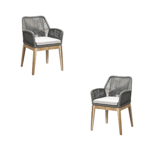 เก้าอี้หวายสานเชือกโรงแรมเฟอร์นิเจอร์กลางแจ้งเก้าอี้รับประทานอาหาร - Product Image 2