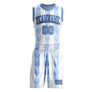 Ensemble uniforme de basket-ball réversible personnalisé de bonne qualité à séchage rapide et respirant pour hommes uniforme de basket-ball de qualité supérieure - Product Image 5