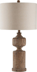 Lámpara de mesa de hierro CE y UL de diseño único de madera de diseño largo de gran calidad a precios al por mayor para la decoración del hogar y hoteles - Product Image 4