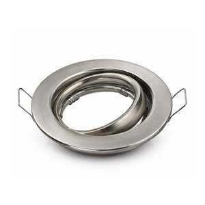 Projecteurs sur rail ARO DICROICA INOX durables en acier orientable - Product Image 1