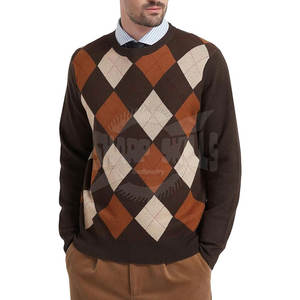 Prix de gros, qualité supérieure, pulls pour hommes en coton/laine tissés respirants, couleur et logo personnalisés, pour l'hiver - Product Image 6