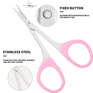 INNOVAMED INSTRUMENT Ciseaux personnels en acier inoxydable soin des ongles outil de manucure droit pour beauté cuticule cils ciseaux - Product Image 3