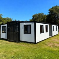 Prix de gros Villa de luxe préfabriquée 70m² style grange, Cabane thaïlandaise, Maison modulaire pour Israël