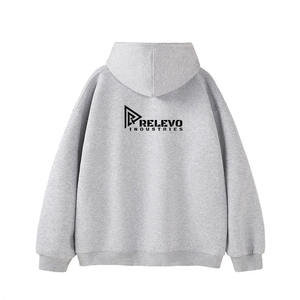 Pull-over personnalisé de haute qualité en polaire douce 100% coton pour hommes, poids lourd, sweat à capuche de sport surdimensionné pour hommes, prix intéressant - Product Image 2