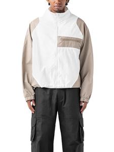 Coupe-vent imperméable vierge à logo personnalisé veste coupe-vent d'extérieur grande taille vestes décontractées pour hommes - Product Image 6